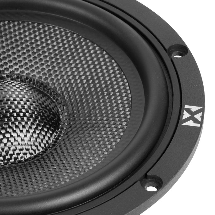 XQS65KIT 600W Peak (300W RMS) 6.5" X-Series 2-Way Component Speaker System with Carbon Fiber Cones and 30mm Silk Dome Tweeters