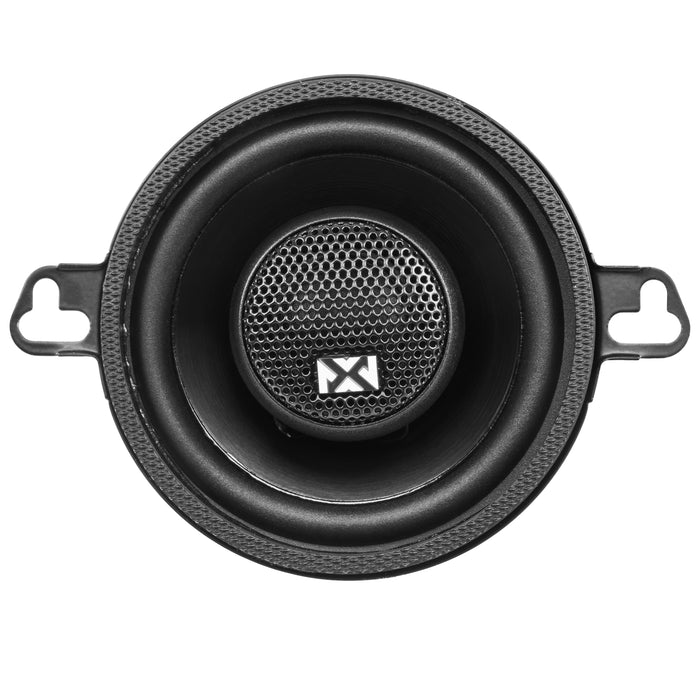 NSP35 200W Peak (70W RMS) 3.5" N-Series 2-Way Coaxial Car Speakers with 20mm Silk Dome Tweeters