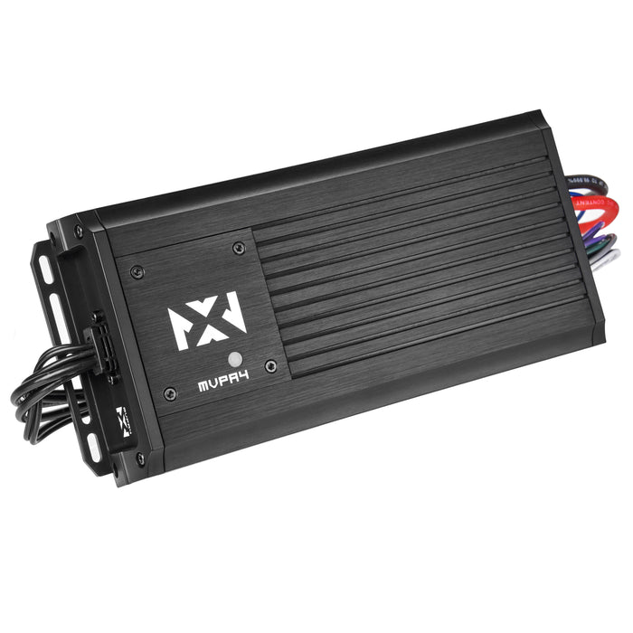 MVPA4 600W RMS Marine V-Series 4-Channel Class-D Compact Powersports Amplifier