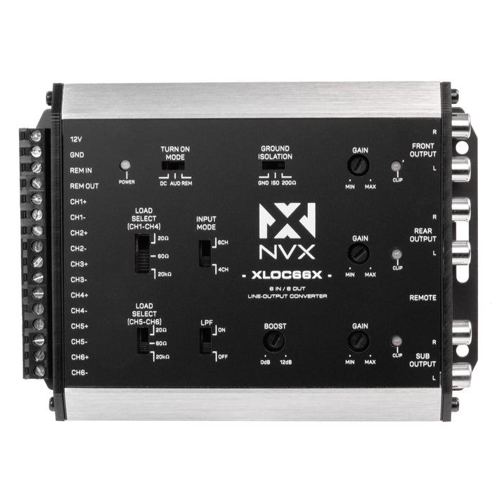 XLOC66X 6 inputs / 6 outputs High Voltage Active Line Output Converter with Impedance Matching and Remote Level Control