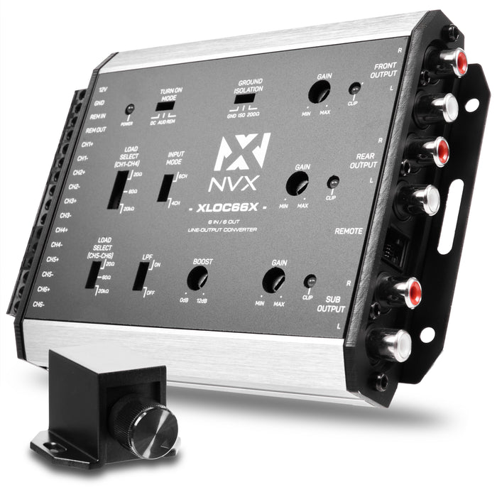 XLOC66X 6 inputs / 6 outputs High Voltage Active Line Output Converter with Impedance Matching and Remote Level Control