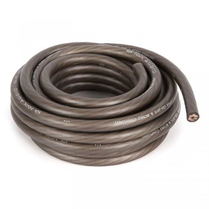 XW4GR20 20 ft. of Frosted Gray 4-Gauge True Spec 100% Oxygen-Free Copper EnvyFlex Power/Ground Wire